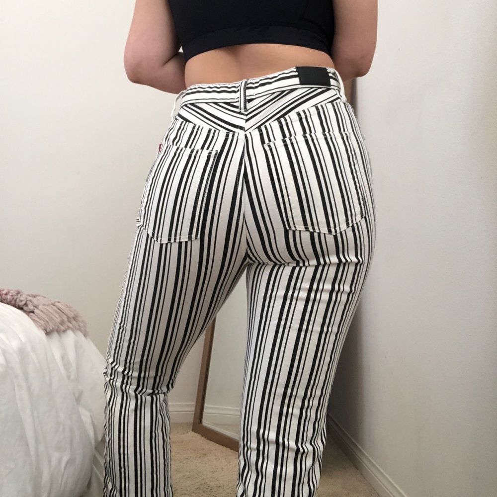 Urban Outfitters BDG Striped Black and White Pants